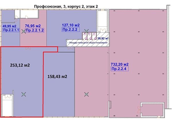 Помещение свободного назначения 253,12 кв.м., ул. Профсоюзная 3 Помещение свободного назначения 253,12 кв.м., ул. Профсоюзная 3