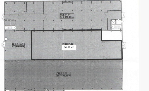 Помещение свободного назначения 942,87 кв.м., ул. Петра Щербины 7