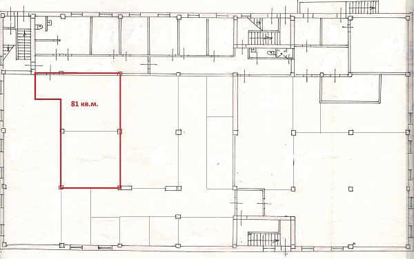 Помещение свободного назначения 81 кв.м., г. Ярославль, ул. Космонавтов, д. 11